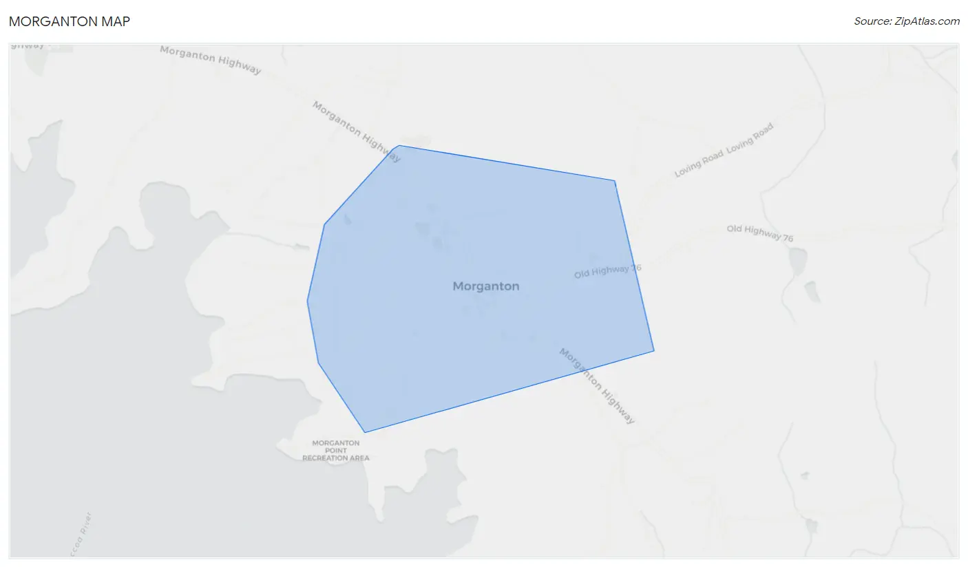 Morganton Map