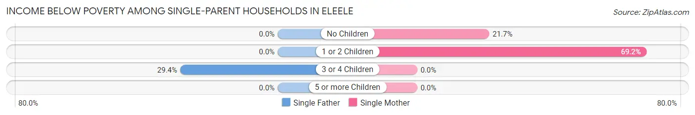 Income Below Poverty Among Single-Parent Households in Eleele