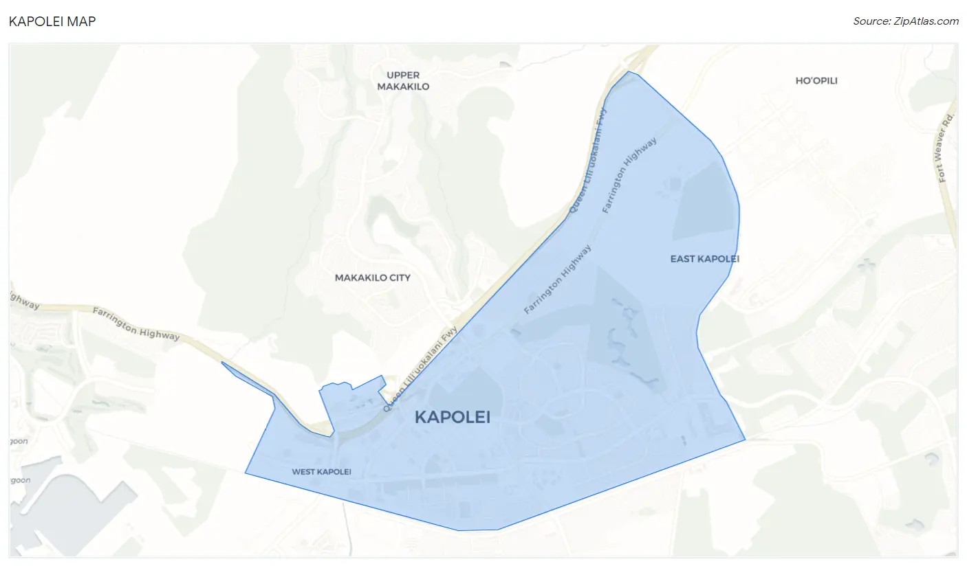 Kapolei Map