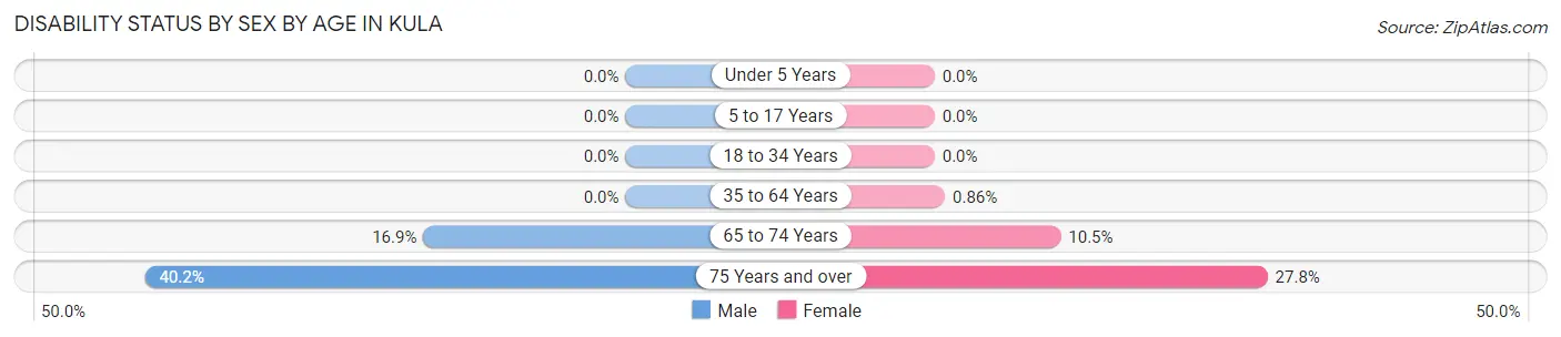 Disability Status by Sex by Age in Kula