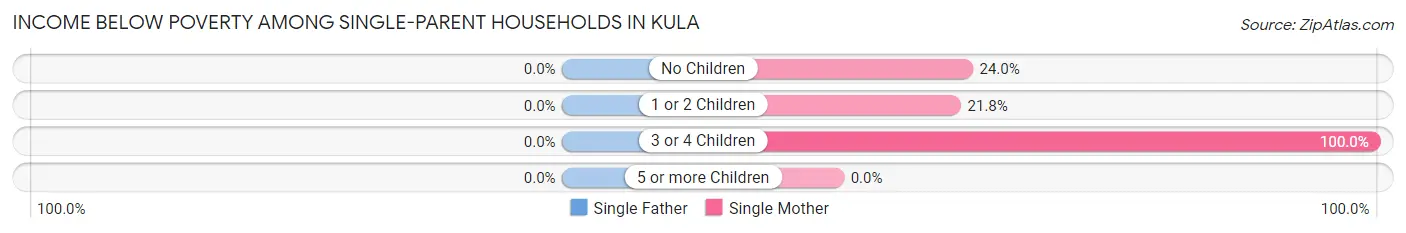 Income Below Poverty Among Single-Parent Households in Kula