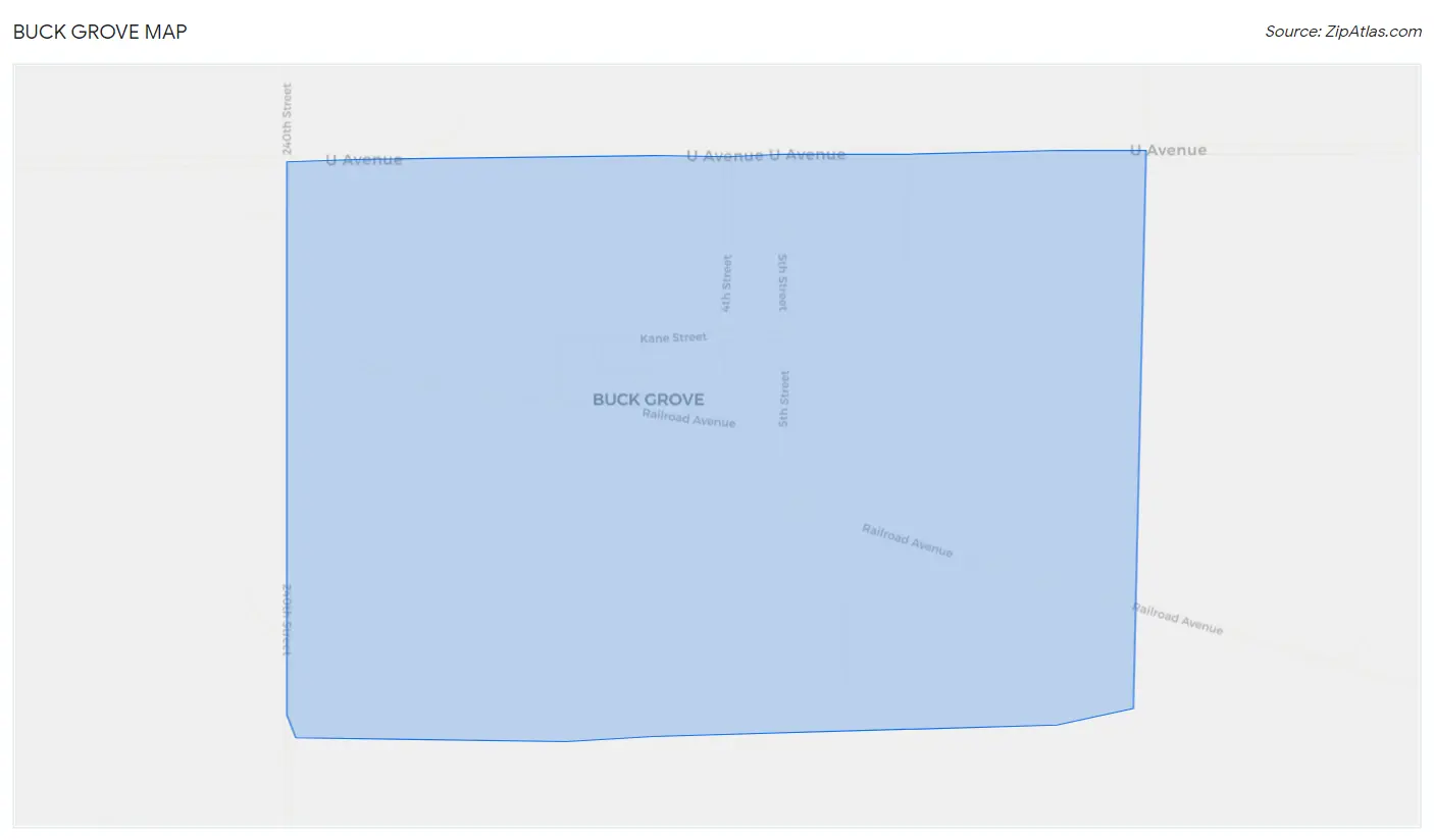 Buck Grove Map