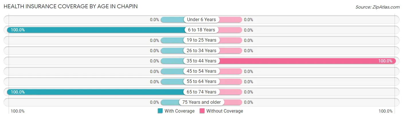 Health Insurance Coverage by Age in Chapin