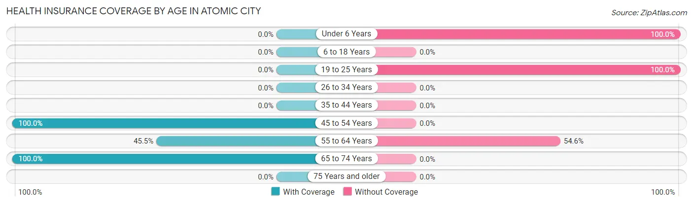 Health Insurance Coverage by Age in Atomic City