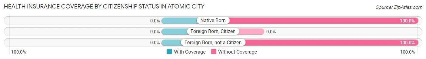Health Insurance Coverage by Citizenship Status in Atomic City