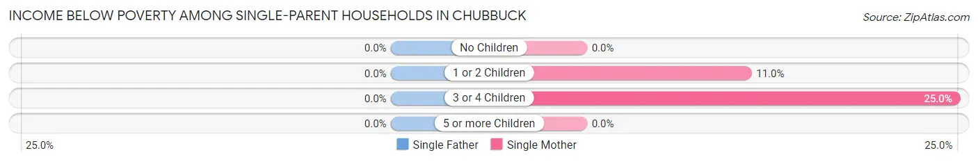 Income Below Poverty Among Single-Parent Households in Chubbuck