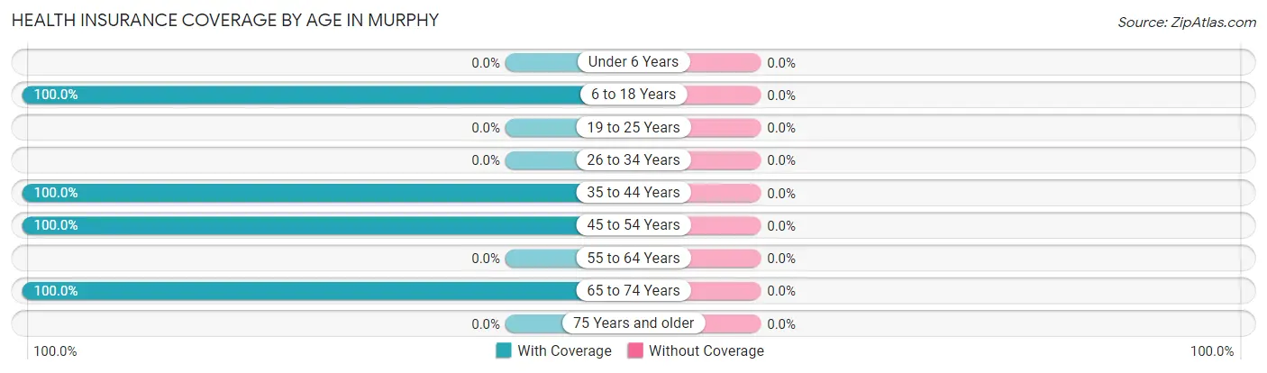 Health Insurance Coverage by Age in Murphy