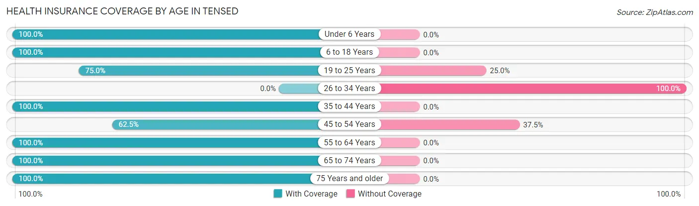 Health Insurance Coverage by Age in Tensed