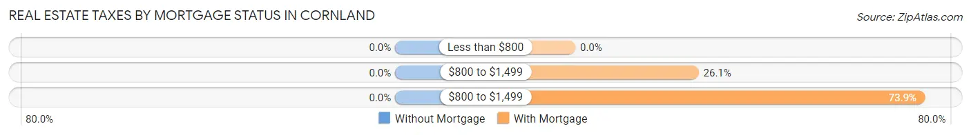 Real Estate Taxes by Mortgage Status in Cornland