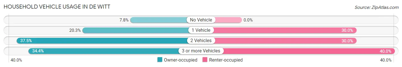 Household Vehicle Usage in De Witt