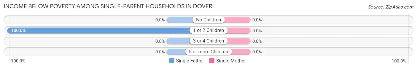 Income Below Poverty Among Single-Parent Households in Dover