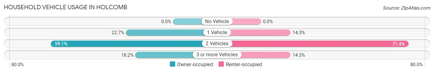 Household Vehicle Usage in Holcomb