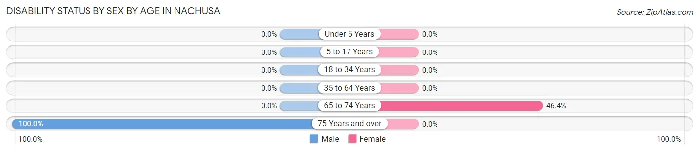 Disability Status by Sex by Age in Nachusa