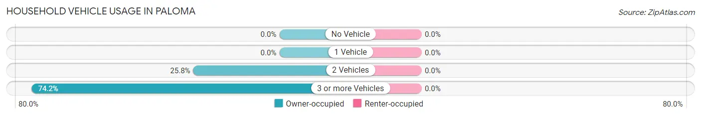 Household Vehicle Usage in Paloma