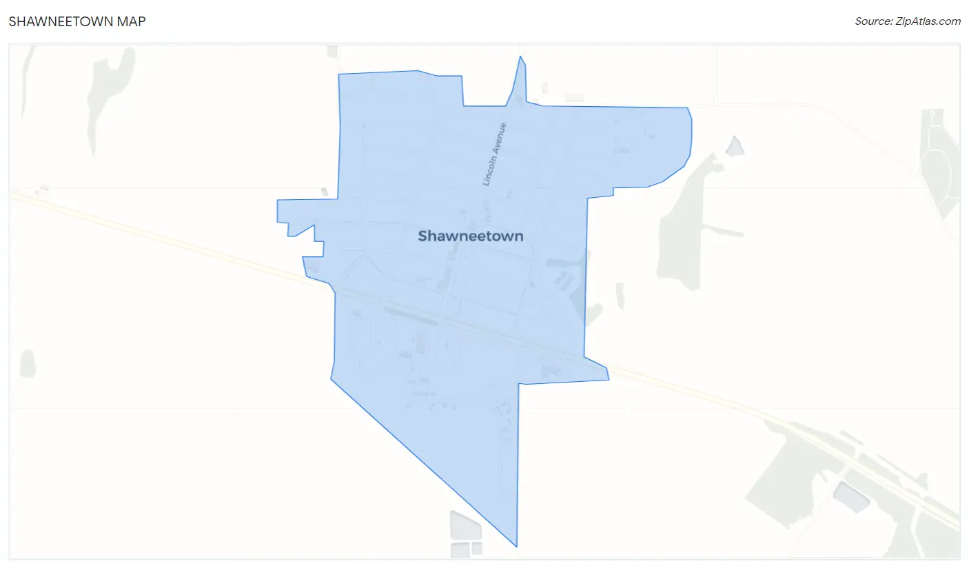 Shawneetown Map