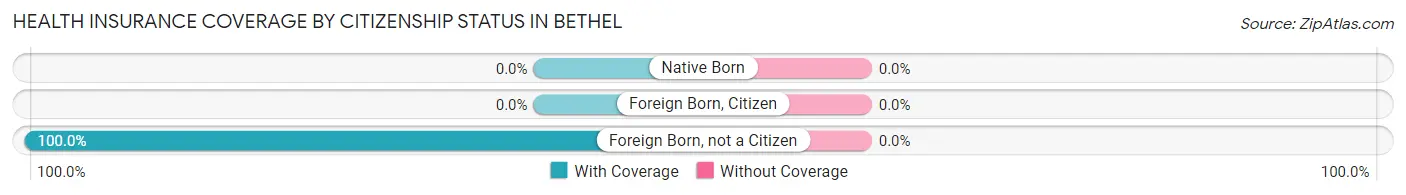 Health Insurance Coverage by Citizenship Status in Bethel
