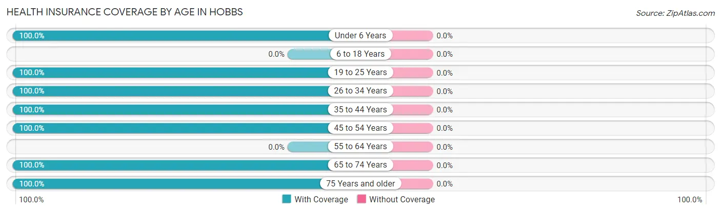 Health Insurance Coverage by Age in Hobbs