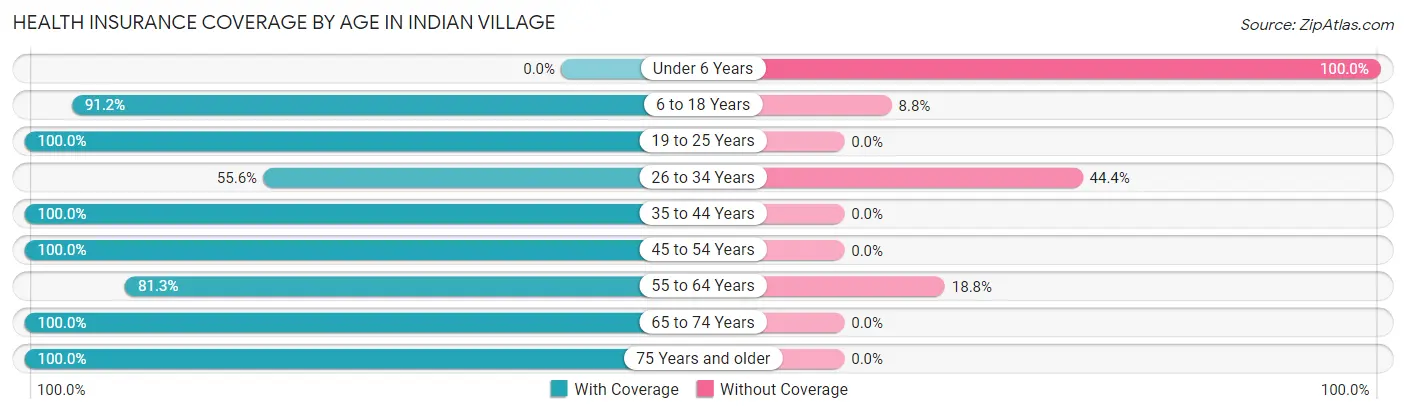 Health Insurance Coverage by Age in Indian Village