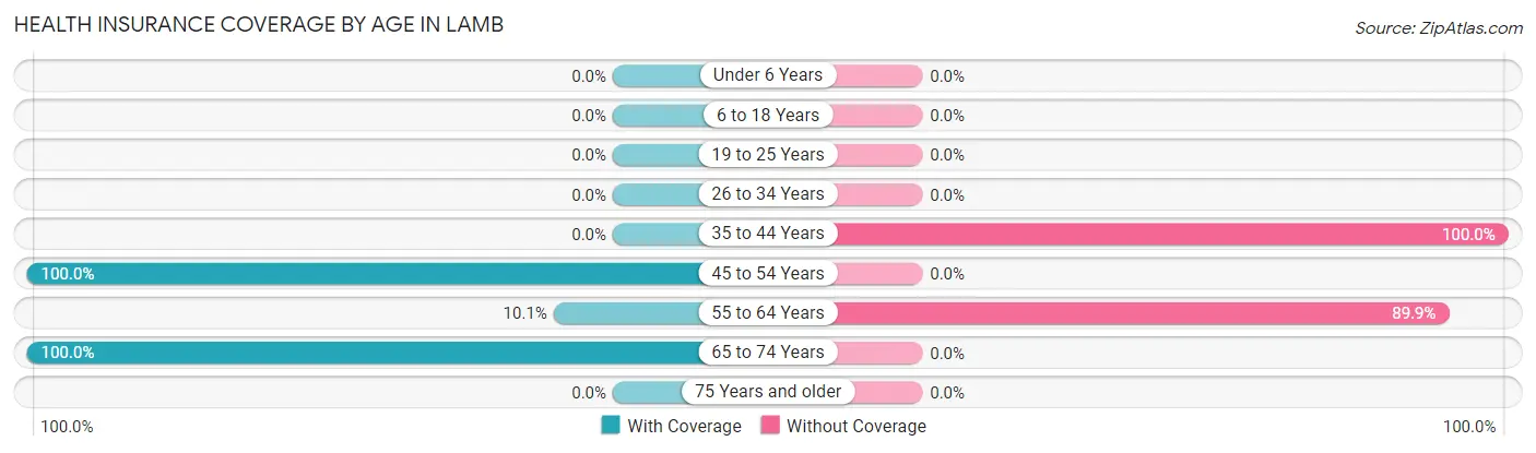 Health Insurance Coverage by Age in Lamb