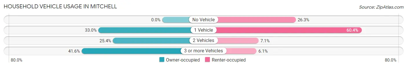 Household Vehicle Usage in Mitchell