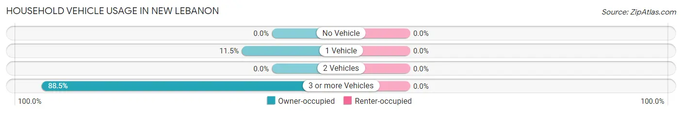 Household Vehicle Usage in New Lebanon