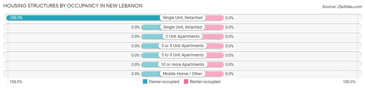 Housing Structures by Occupancy in New Lebanon