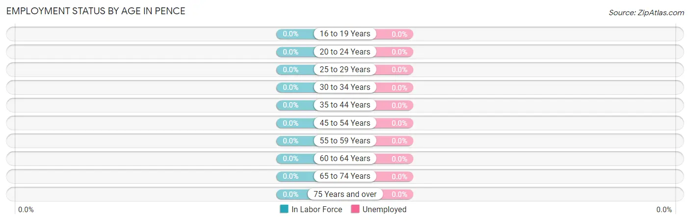 Employment Status by Age in Pence