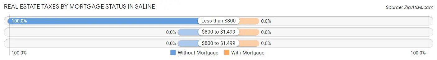 Real Estate Taxes by Mortgage Status in Saline