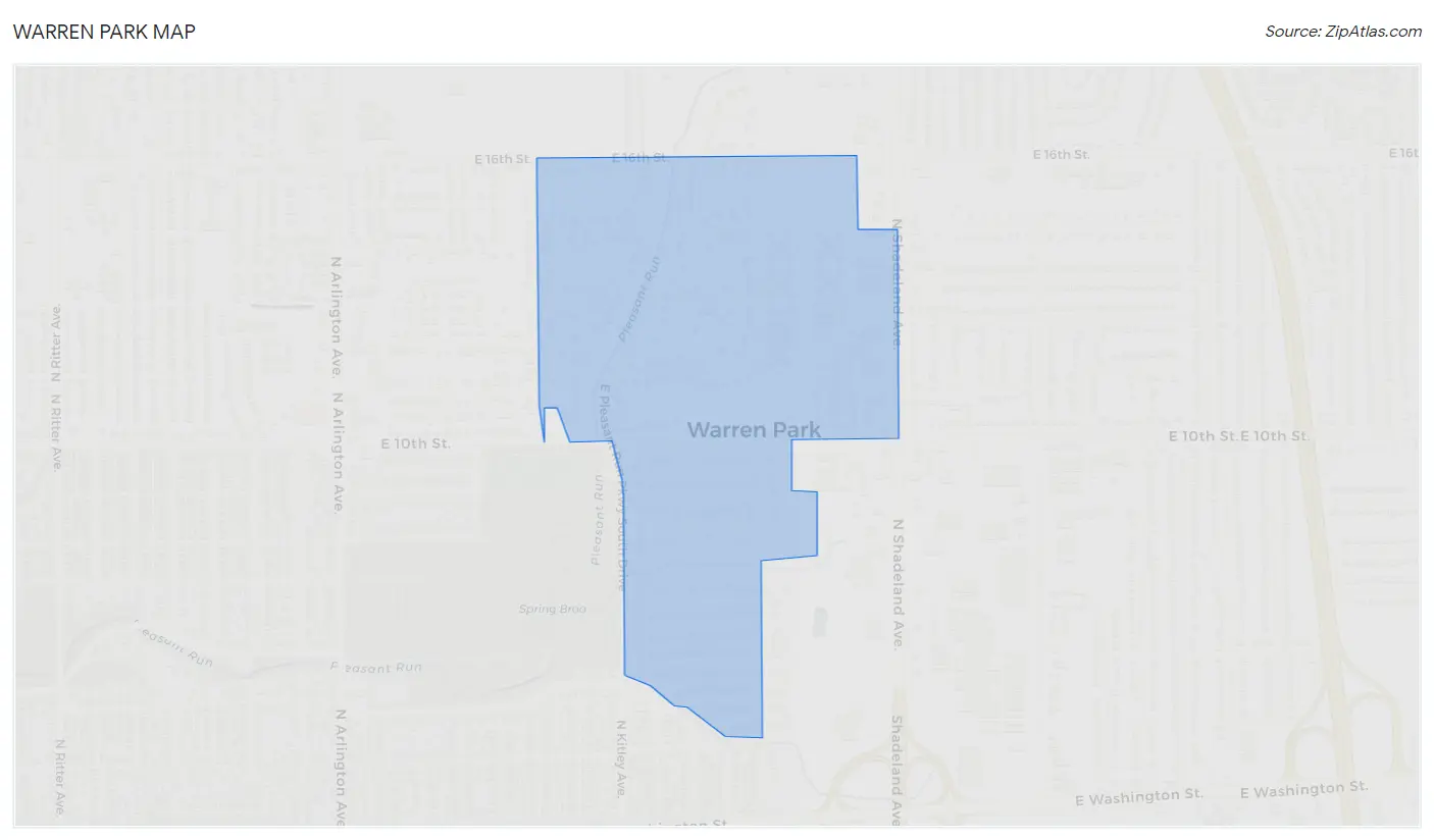 Warren Park Map