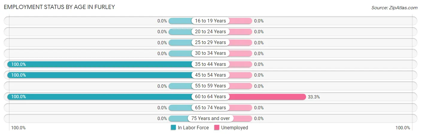 Employment Status by Age in Furley
