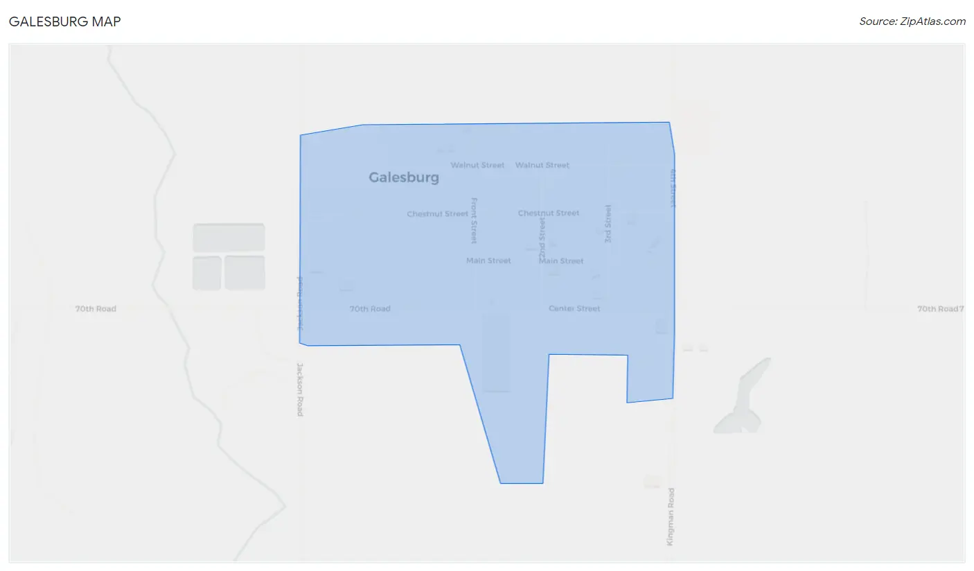Galesburg Map