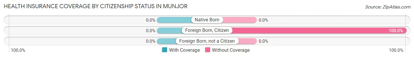 Health Insurance Coverage by Citizenship Status in Munjor
