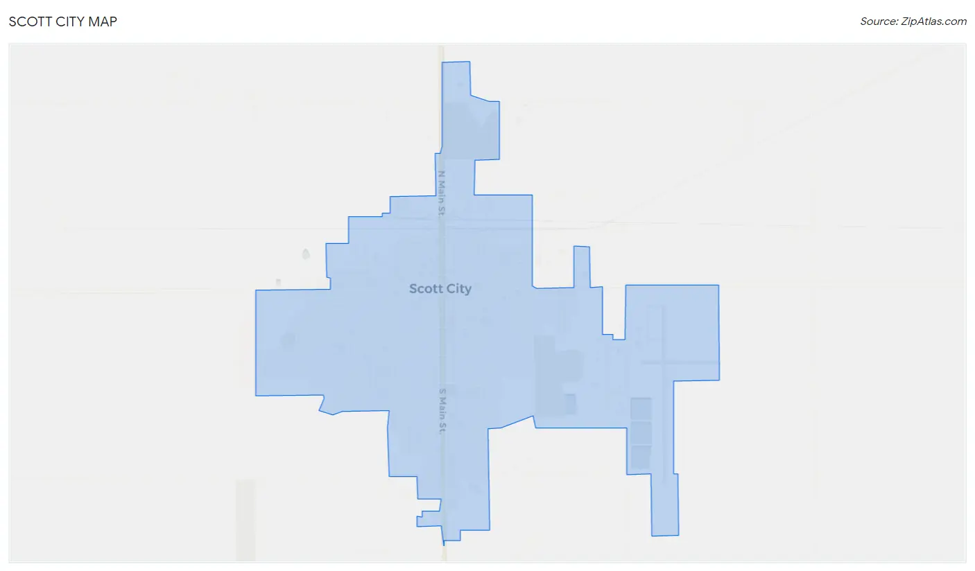 Scott City Map