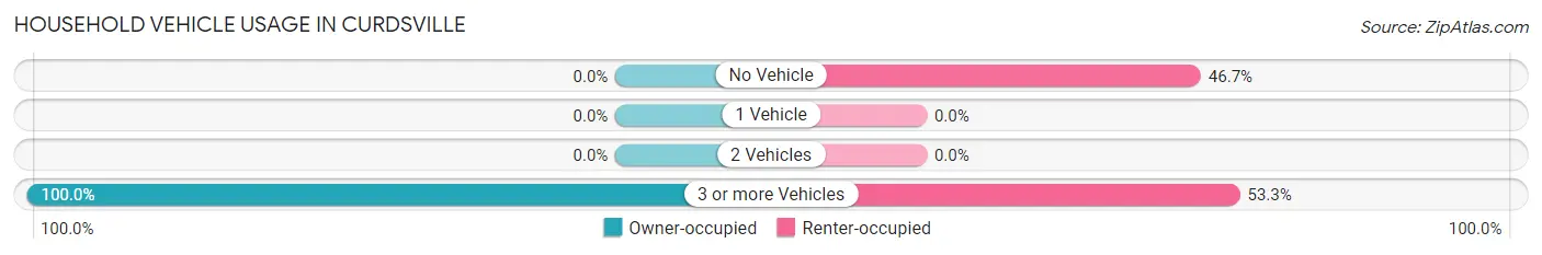 Household Vehicle Usage in Curdsville