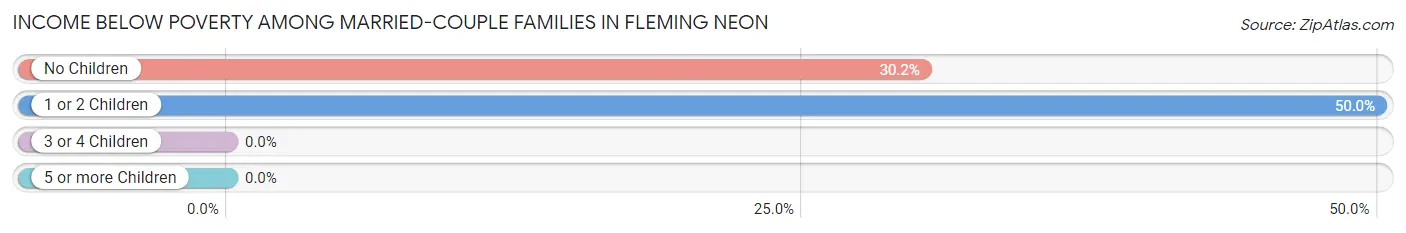 Income Below Poverty Among Married-Couple Families in Fleming Neon