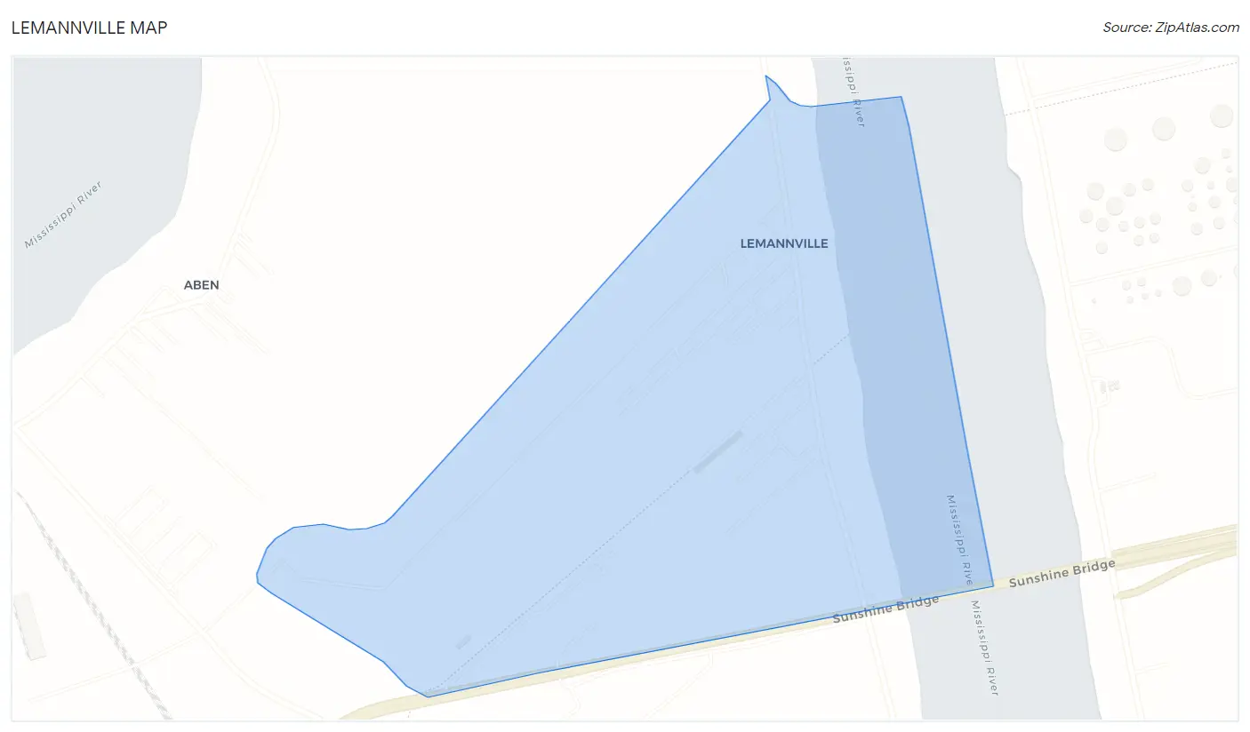 Lemannville Map
