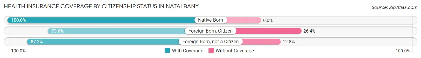 Health Insurance Coverage by Citizenship Status in Natalbany