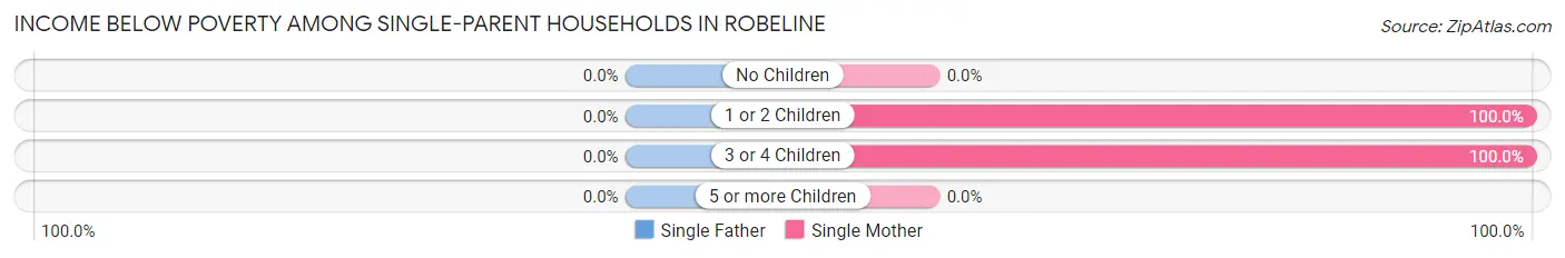 Income Below Poverty Among Single-Parent Households in Robeline