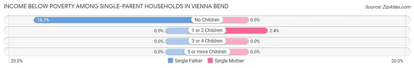 Income Below Poverty Among Single-Parent Households in Vienna Bend