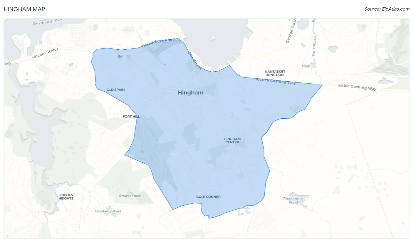 Hingham Map
