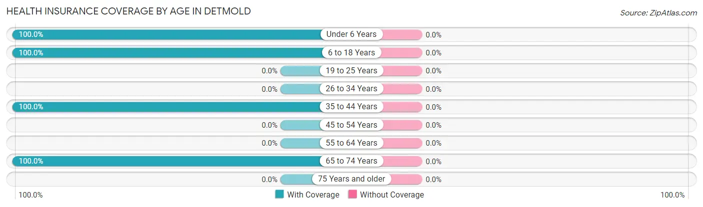 Health Insurance Coverage by Age in Detmold