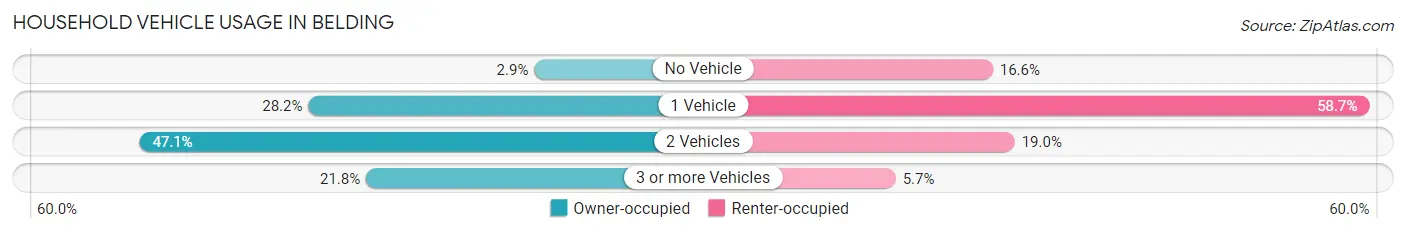 Household Vehicle Usage in Belding