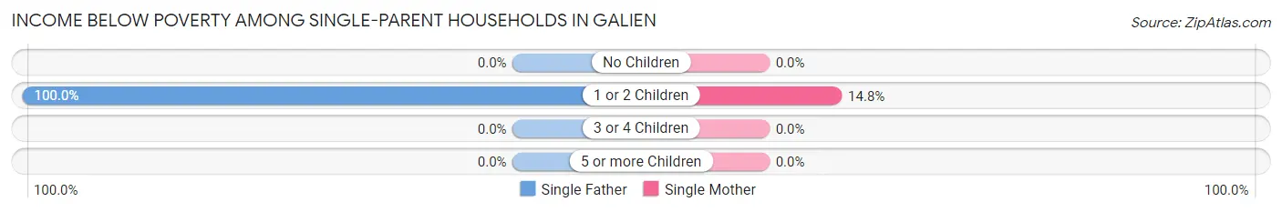 Income Below Poverty Among Single-Parent Households in Galien