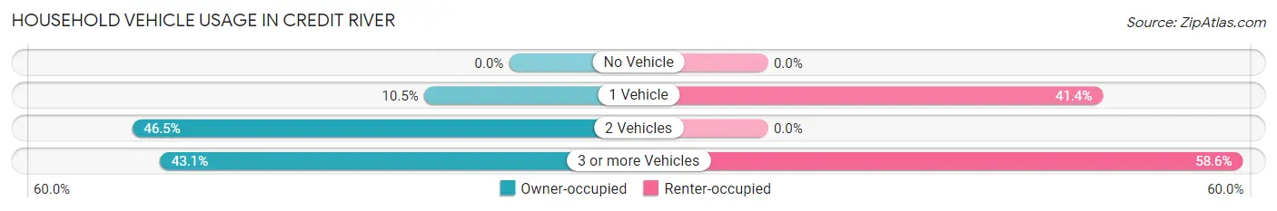 Household Vehicle Usage in Credit River