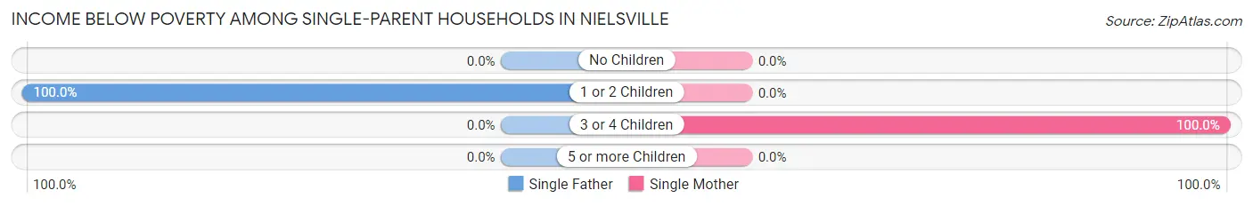 Income Below Poverty Among Single-Parent Households in Nielsville