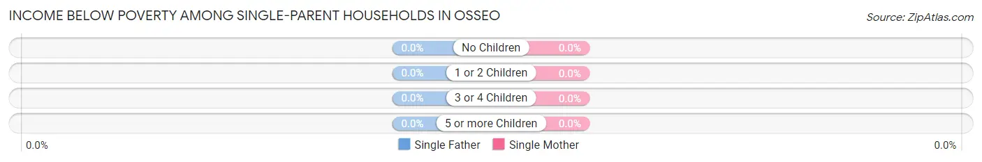 Income Below Poverty Among Single-Parent Households in Osseo