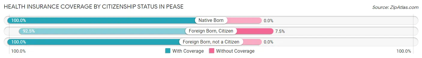 Health Insurance Coverage by Citizenship Status in Pease