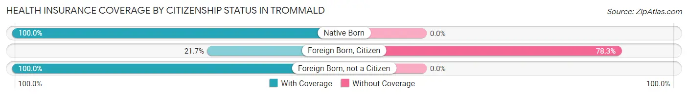 Health Insurance Coverage by Citizenship Status in Trommald
