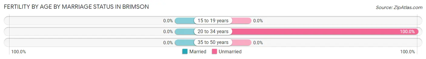Female Fertility by Age by Marriage Status in Brimson
