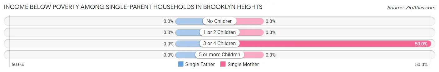 Income Below Poverty Among Single-Parent Households in Brooklyn Heights